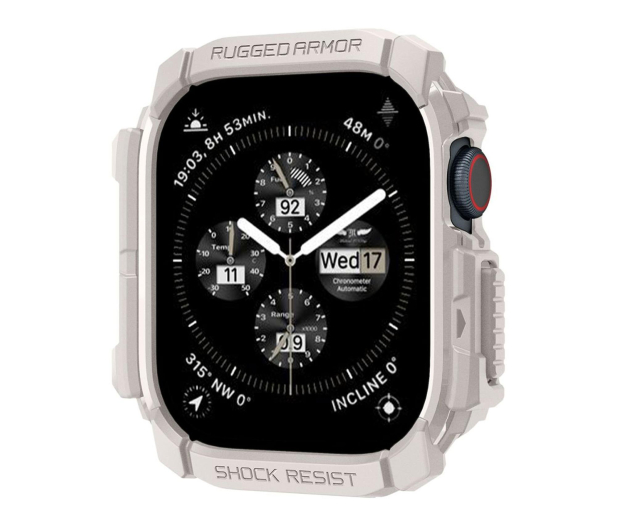 Spigen Rugged Armor Apple Watch 10 (46 Mm) Dune Beige - 1346659 - zdjęcie 2